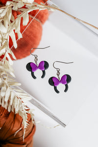 Silver Minnie Dangles