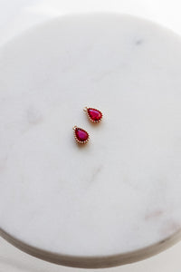 Angel Baby Remembrance Birthstone Earring*