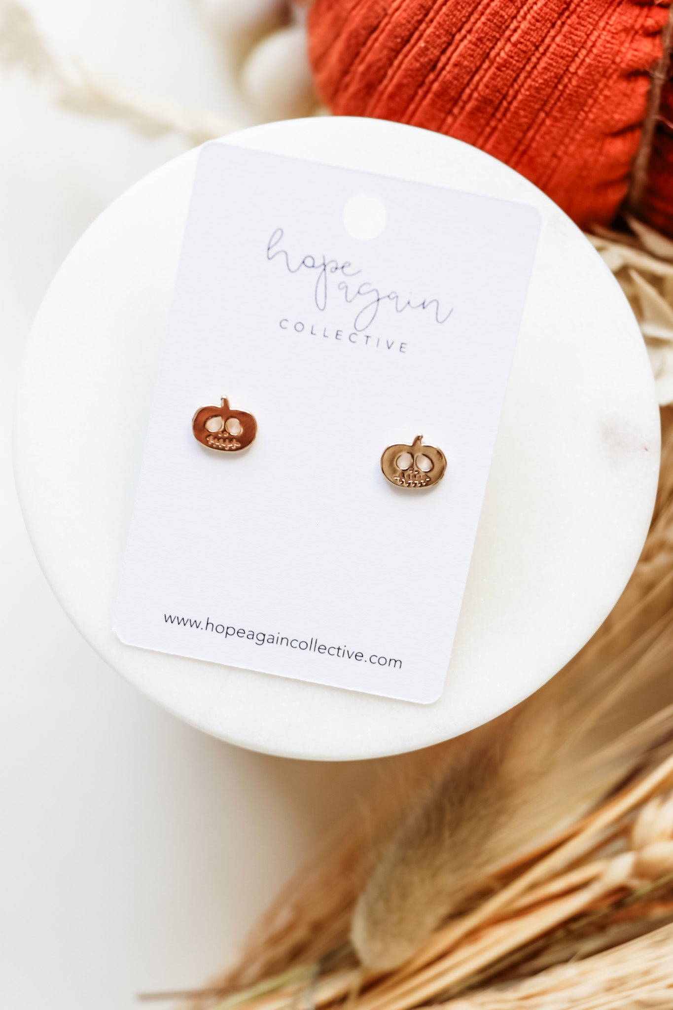 Jack-o-lantern Studs